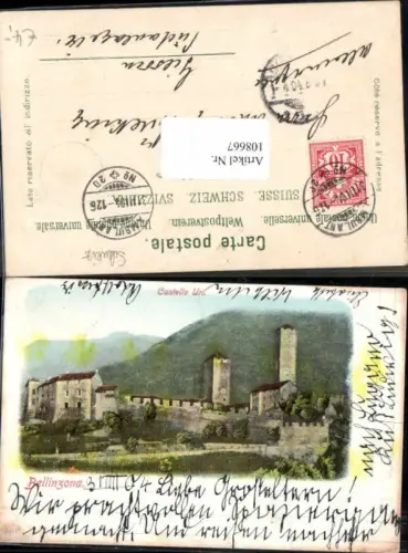 108667,Bellinzona Kt Uri 1900 Castello Uri