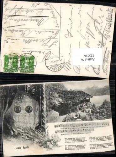 125556,Rütli Haus Liedkarte Kt Uri Mythen Haus