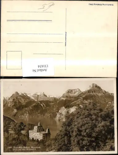 131634,Axen Fels Palace Morschach Blick auf d. Urirotstock Ansicht Kt. Uri