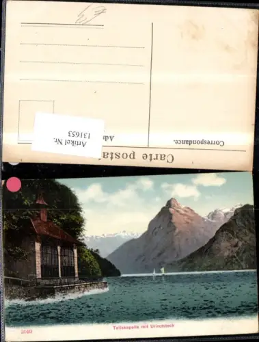 131653,Tellskapelle m Urirotstock Ansicht Kt. Uri