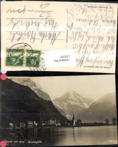 154597,Flüelen m. d. Brixenstock 1928 Kt Uri