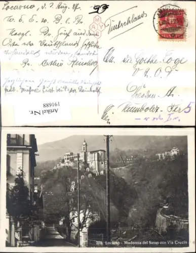 191688,Locarno Madonna del Sasso con Via Crucis Kt Tessin
