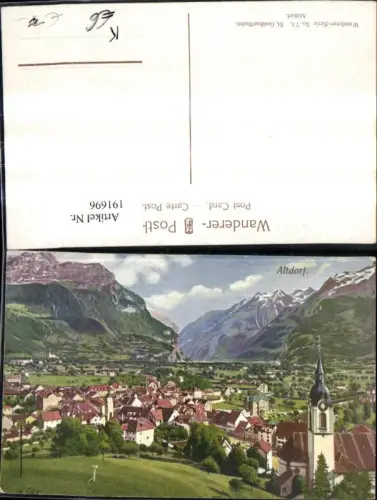 191696,Künstler Ak R. Carl L. Altdorf Kt Uri