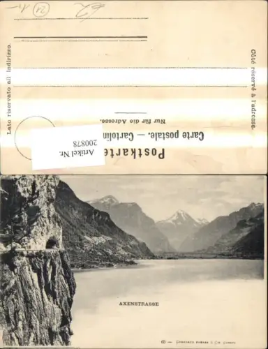 200878,Axenstrasse Brunnen Flüelen Sisikon Urnersee Vierwaldstättersee Kt Uri