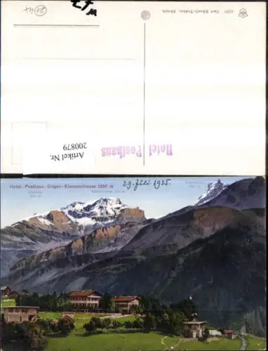 200879,Hotel Posthaus Urigen Klausenstrasse Unterschächen Kt Uri