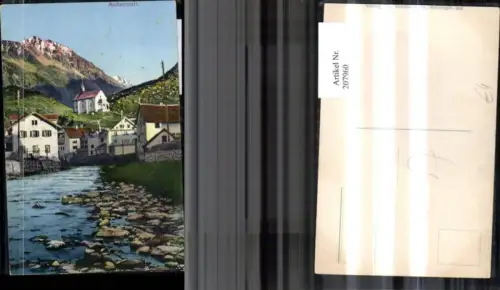 207960,Andermatt Dorfansicht Kt Uri