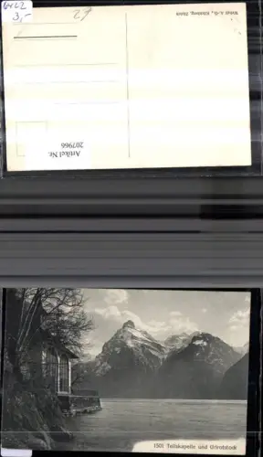 207966,Tellskapelle u. Urirotstock Sisikon Seelisberg Kt Uri