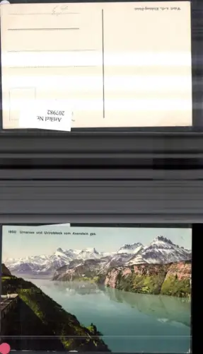 207982,Urnersee u. Urirotstock v. Axenstein aus Brunnen Kt Uri