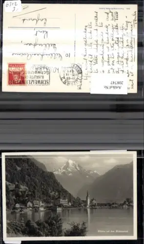 208747,Flüelen m. d. Bristenstock pub E. Goetz 2949 Kt Uri