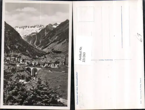 221263,Göschenen Totale m. d. Dammagletscher Kt Uri