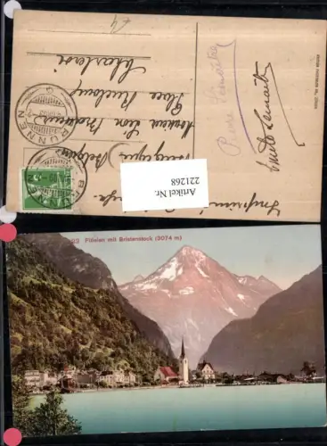 221268,Flüelen m. Bristenstock Teilansicht Kt Uri