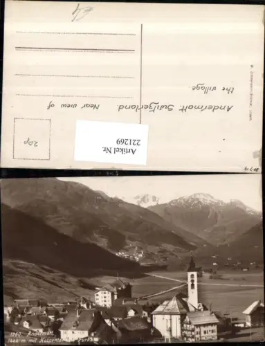 221269,Andermatt Totale m. Hospental u. Furka Kt Uri