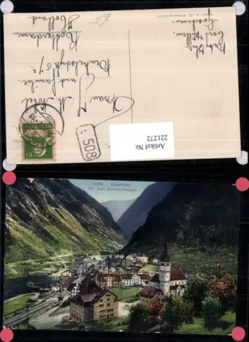 221272,Göschenen Totale m. d. Gotthardtunnel Kt Uri