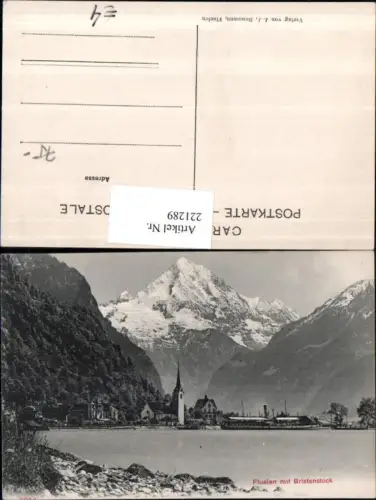 221289,Flüelen m. Bristenstock Kt Uri