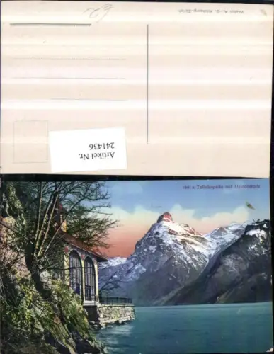 241436,Tellskapelle Kapelle m. Urirotstock Kt Uri