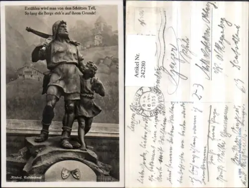 242280,Altdorf Telldenkmal Denkmal Kt Uri