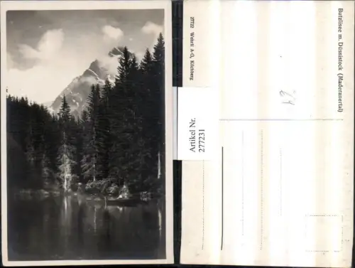 277231,Butzlisee See m. Düssistock b. Spiringen Ruderboot Kt Uri