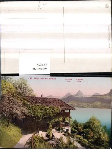 277257,Rütli Restaurant und d. Mythen Kt Uri