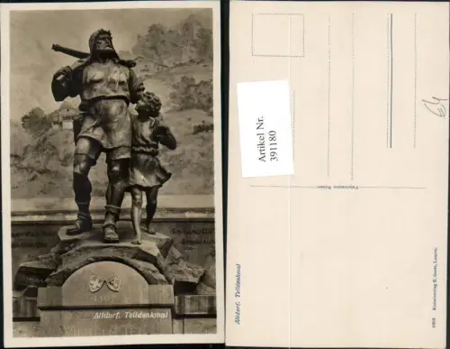 391180,Altdorf Telldenkmal Denkmal Statue Kt Uri