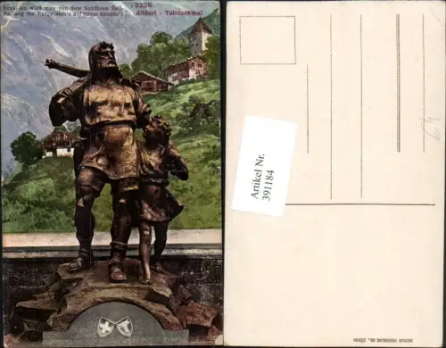 391184,Altdorf Telldenkmal Denkmal Statue Kt Uri
