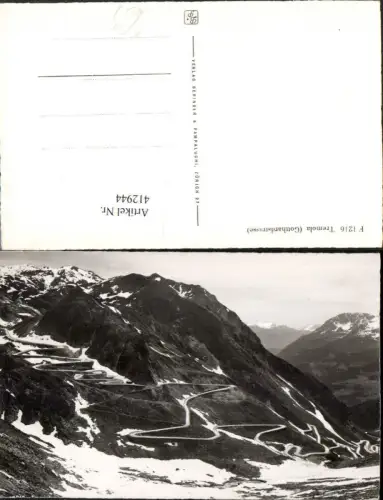 412944,Tremola Gotthardstrasse Bergkulisse Kt Uri