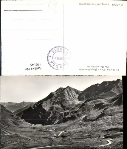 440145,Flüela-Pass Piz Murterchömber Bergkulisse Kt Uri