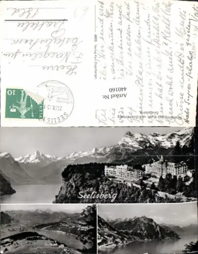 440160,Seelisberg Grand Hotel Kulm u. Sonnenberg Mehrbildkarte Kt Uri