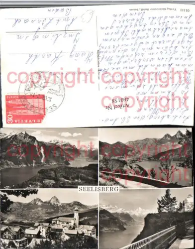 460158,Seelisberg Teilansicht Bergkulisse Mehrbildkarte Kt Uri