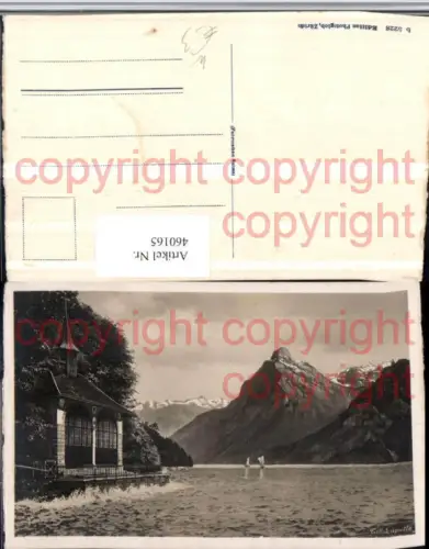 460165,Tellskapelle b. Seelisberg Bergkulisse Kt Uri