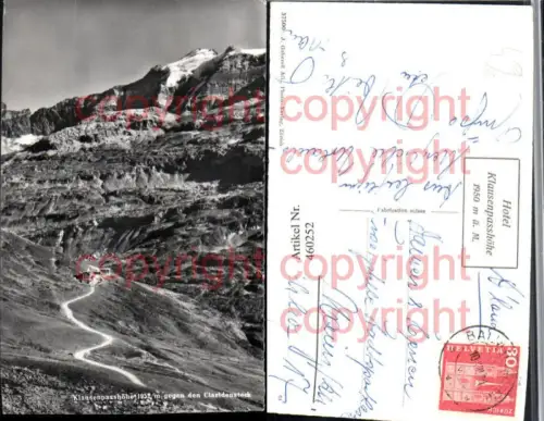 460252,Klausenpasshöhe b. Unterschächen Bergkulisse Kt Uri