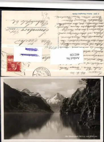 482320,Bristenstock vom Rütli b. Seelisberg See Bergkulisse Kt Uri