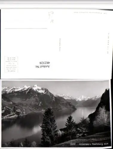 482328,Urnersee See vom Seelisberg Bergkulisse Kt Uri