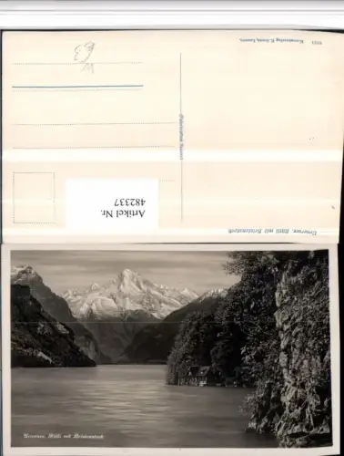 482337,Urnersee See Rütli b. Seelisberg m. Bristenstock Bergkulisse Kt Uri