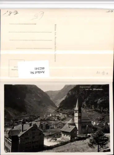 482341,Goeschenen Göschenen Totale Kirche Kt Uri