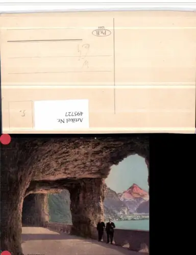 495727,Axenstraße b. Flüelen Bergkulisse Kt Uri