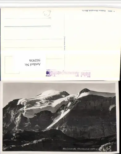 502936,Klausenstraße Claridenstock b. Unterschächen Bergkulisse Kt Uri