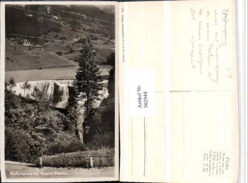 502944,Pfaffensprung Wasserfall b. Wassen Stausee Kt Uri