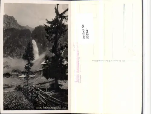 502947,Aesch Stäubifall Wasserfall b. Unterschächen Kt Uri