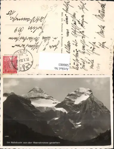 586083,Uri Rotstock v. d. Axenstraße aus gesehen b. Flüelen Switzerland
