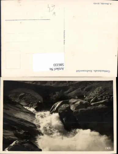 586333,Gotthardstraße Gornerbach Gornerbachbrücke Reußwasserfall Gurtnellen Switzerland
