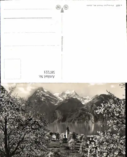 587221,Foto Ak Sisikon a. Vierwaldstättersee u. Urirotstock Switzerland