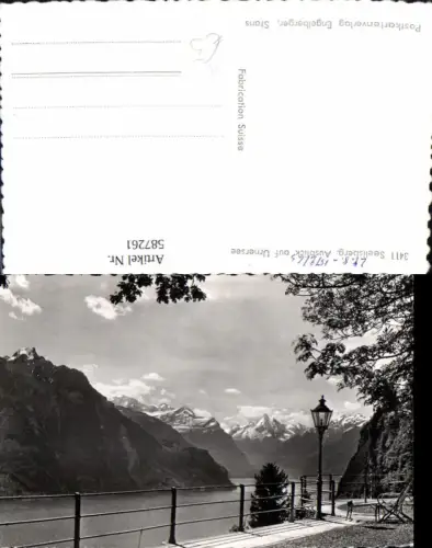 587261,Foto ak Seelisberg Ausblick auf Urnersee Switzerland