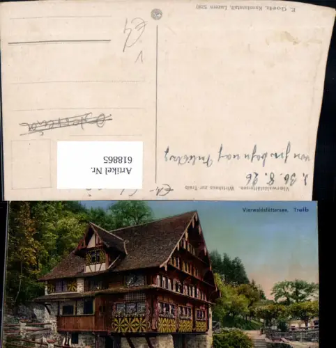 618865,Seelisberg Vierwaldstättersee Wirtshaus zur Treib pub E. Goetz 5280