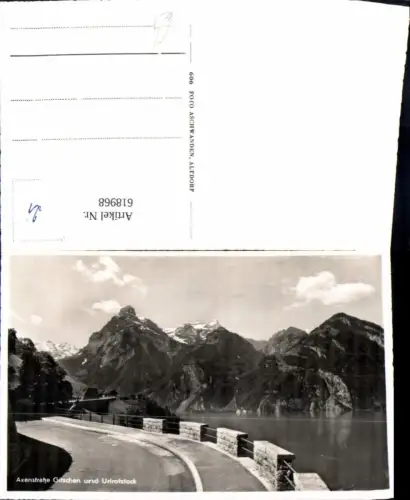 618968,Foto Ak Seedorf Axenstrasse Gitschen u. Urirotstock