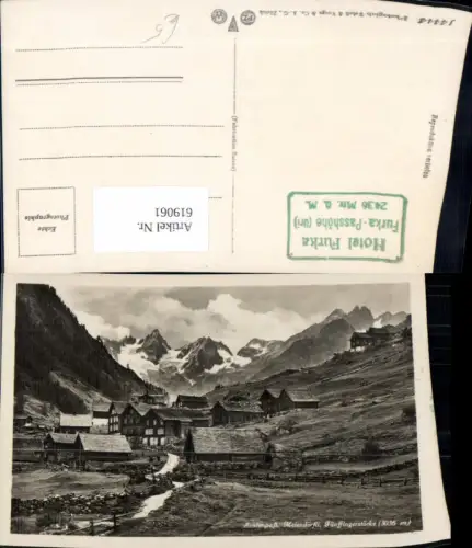 619061,Foto Ak Sustenpass Meiendörfli Fünffingerstöcke Meiental