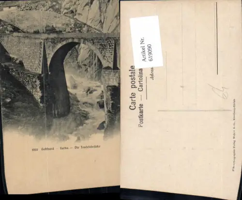 619090,Gotthard Furka Teufelsbrücke Brücke Viadukt Göschenen