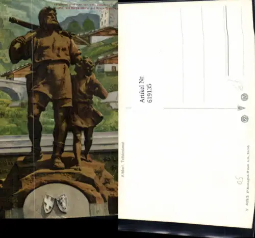619135,Altdorf Telldenkmal Statue Tell