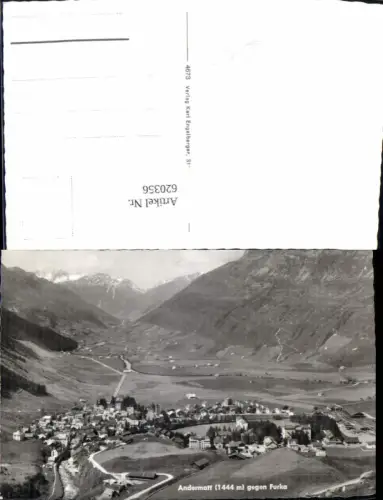 620356,Foto Ak Andermatt geg. Furka