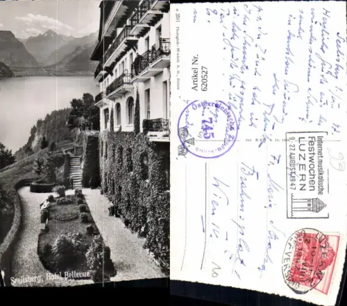 620527,Foto Ak Seelisberg Hotel Bellevue