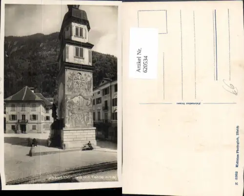 620534,Altdorf Dorfplatz m. Telldenkmal Denkmal